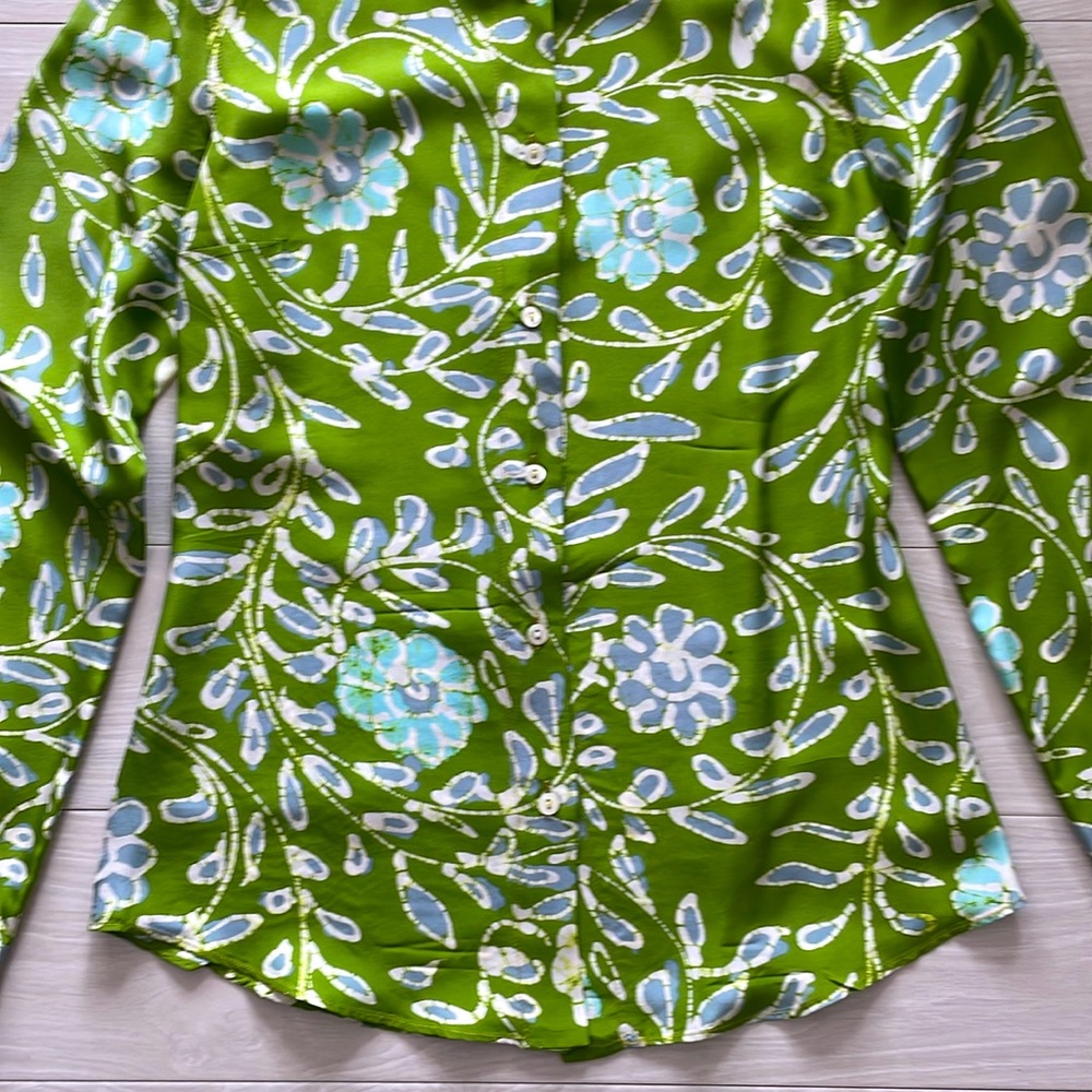Dolce & Gabbana Silk Printed Blouse - Picture 4 of 12